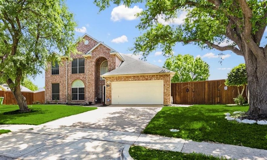 This is the perfect home for investors or a family that wants a home in a great neighborhood that they can make their own. Two-story home nestled on a quiet bend in Flower Mound just minutes from popular restaurants, shopping, and everyday conveniences.  Situated on an oversized lot, this property offers exceptional indoor-outdoor living. The thoughtfully designed floor plan features two spacious living areas, ideal for both entertaining and comfortable daily living. Designed with the primary suite downstairs and the other living room and 3 bedrooms upstairs. It allows a rare blend of privacy, connection, and comfort for the entire family. Step outside to your private backyard retreat, complete with a covered patio and sparkling pool--perfect for hosting unforgettable gatherings or enjoying quiet evenings at home.
