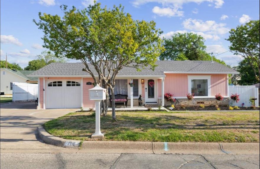 Built in 1955, the residence is situated in the Chism subdivision, providing a cozy and established neighborhood setting. The property’s lot spans approximately 4,879 square feet, offering ample outdoor space for various activities. Located just a short distance from Granbury’s historic downtown square, this property offers convenient access to local shops, dining, and entertainment. The proximity to Lake Granbury provides opportunities for recreational activities such as boating and fishing. Currently set as 2 bedrooms and 1 bath in the main part of the home and 3 bedroom and 1 bath in the back of the home.