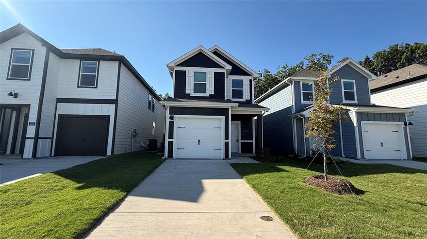 This 1,382 sq ft two-story home in Princeton’s Arbor Trails neighborhood offers 3 bedrooms and 2.5 bathrooms with a functional and inviting layout. The modern kitchen comes equipped with included appliances: oven, refrigerator, and dishwasher, while the adjacent laundry area features a washer and dryer for added convenience. The spacious living areas provide plenty of room for entertaining, enhanced by laminate flooring in main spaces and cozy carpet in the bedrooms. The primary suite offers a comfortable retreat with ample closet space, while the secondary bedrooms are nicely sized to suit a variety of needs. The home also features a 1-car garage for parking and storage. Step outside to enjoy a fenced backyard with a grassy area, perfect for relaxation or play. Located in the Arbor Trails community, this home is close to schools, parks, dining, and entertainment in a growing Princeton location.