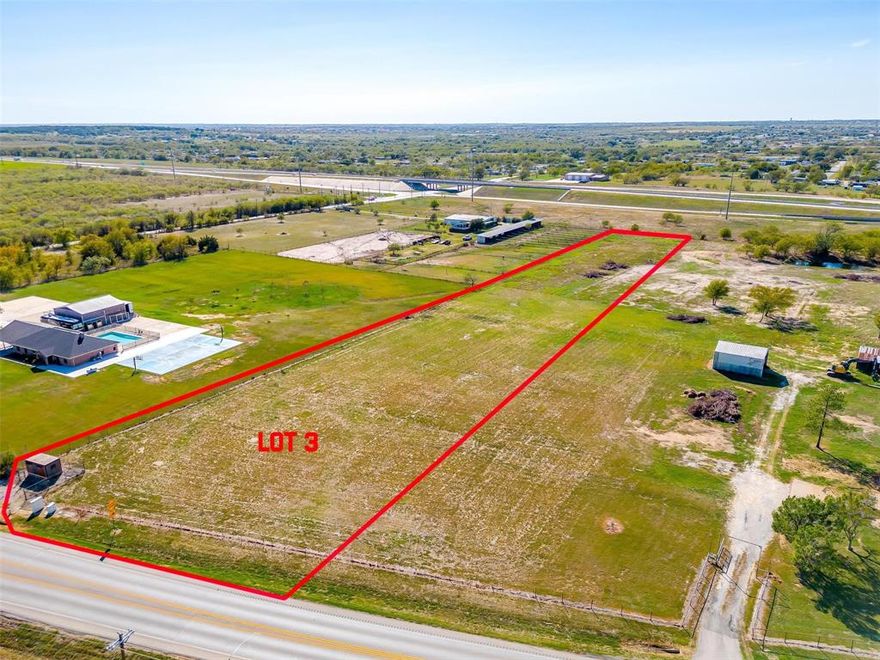 BEAUTIFUL 3.364 acre lot in highly desired Joshua ISD. This lot is flat and open, ready for your dream home or barndominium. The property is located on a beautiful strip of FM 1902 surrounded by beautiful ranchettes. This location offers the benefit of town and county with all the conveniences of the city just minutes away. Five minutes to access Chisholm Trail Parkway, ten minutes to Burleson Town Center, and a quick 15-minute drive to downtown Fort Worth. Lot 2 next door also available.