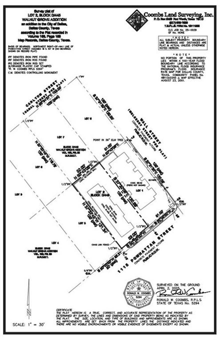 Investor Redevelopment Opportunity. Two Adjacent Properties Sold Together. 1115 and 1117 Powhattan Street are being sold together as a rare package deal for $810000. Offering a substantial combined lot area and tremendous upside potential. Lot sizes are approximately 6229 sqft and 6098 sqft, respectively, giving you approximately 12327 sqft of total space to work with. The properties currently have some foundation and plumbing work already completed, providing a head start for your project. Selling AS IS. These properties will be transferred in their current condition, ready for your vision without any additional renovations by the seller. Conveniently located near DART Cedars Station, Dallas Police Headquarters, and various downtown entertainment venues. Within walking distance to the Dallas Convention Center and close to downtown Dallas, the Cedars district, South Side Ballroom, and the Dallas Farmers Market. MLS 21096379 & MLS 21096358 will be sold together