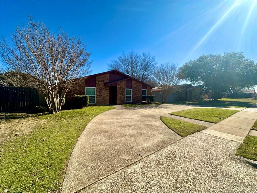This is a lovely 3 bedroom, 2 bathroom, 2-car garage home for rent in West Plano close to some great shops and restaurants! The living room, dining room and kitchen all flow together easily. The living room has a black, brick fireplace that is perfect for entertaining! The kitchen includes all appliances with some cute floor tiles and backsplash! The bedrooms are spacious with vinyl flooring and sliding closets. The master bathroom has an arched shower way while the 2nd bathroom has a glass enclosure. The backyard and front yard are both very big with plenty of space for pets or kids to play! Don't miss out on renting this great home. APPLY TODAY!