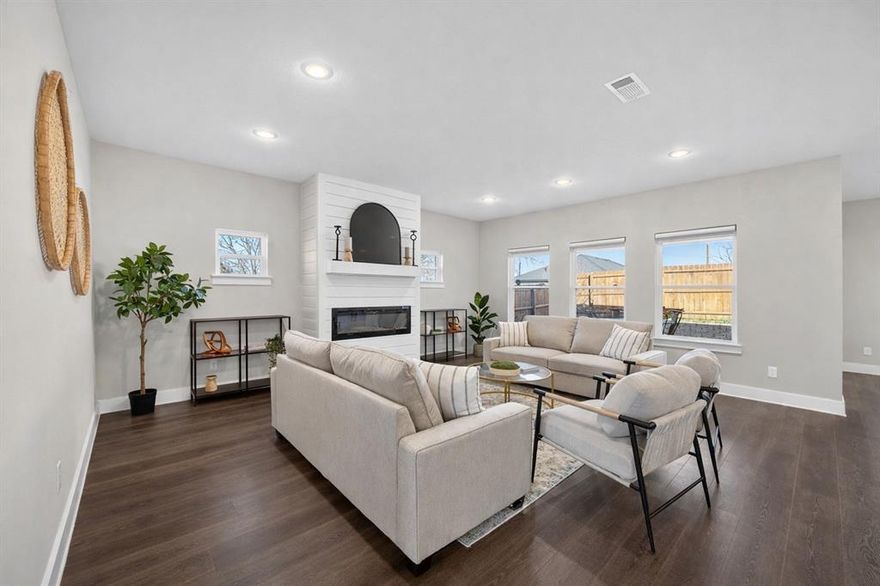 Seller offering $5,000 toward closing costs or rate buy-down! Nearly new 2023 construction with an open floor plan, two primary suites, oversized covered patio, private backyard, and no HOA. Gorgeous kitchen with island, walk-in pantry, quartz countertops, walk-in closets, and abundant natural light throughout.

Enjoy a beautiful oversized back patio that flows seamlessly from the dining room through French doors, creating the perfect indoor-outdoor entertaining space. The private yard offers a peaceful retreat, while the prime location keeps you just minutes from downtown Fort Worth, Magnolia, and Near Southside off South Main.
This home is well maintained and still in nearly new condition. Inside, you’ll find a large, open living space and an adorable mudroom right off the garage entry. The laundry room is both functional and stylish, featuring a sink, cabinetry, and a built-in water filtration system.

The garage has been thoughtfully upgraded with a stylish door featuring windows and beautiful epoxy floors, adding both function and visual appeal.

This is a rare combination of location, layout, and condition — truly a standout home.