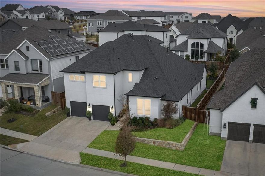 2022 Toll Brothers home with $37K in upgrades + GOLF CART included! Located just 12 minutes west of Downtown Fort Worth in the amenity-rich, master-planned community of Walsh Ranch. Known for open green space, trails, advanced technology, and an on-site 5-star elementary school, Walsh Ranch offers a premier lifestyle. This Langdon Transitional floor plan features 4 bedrooms, 3.5 baths, with 3,700 sq ft. This home is truly one-of-a-kind with extensive upgrades including custom window coverings, designer cabinet hardware throughout, custom fireplace mantel, and designer ceiling fans. Smart home and appliance upgrades include a whole-home battery backup system, LG Smart refrigerator, LG Wi-Fi washer & dryer, secondary refrigerator in laundry room, and Frigidaire deep freezer. Garage features built-in wall-bench storage, two heavy-duty overhead racks, and optimized garage door system. Outside, enjoy professional landscaping and meticulously maintained grounds. Better than new—this home is a must-see!