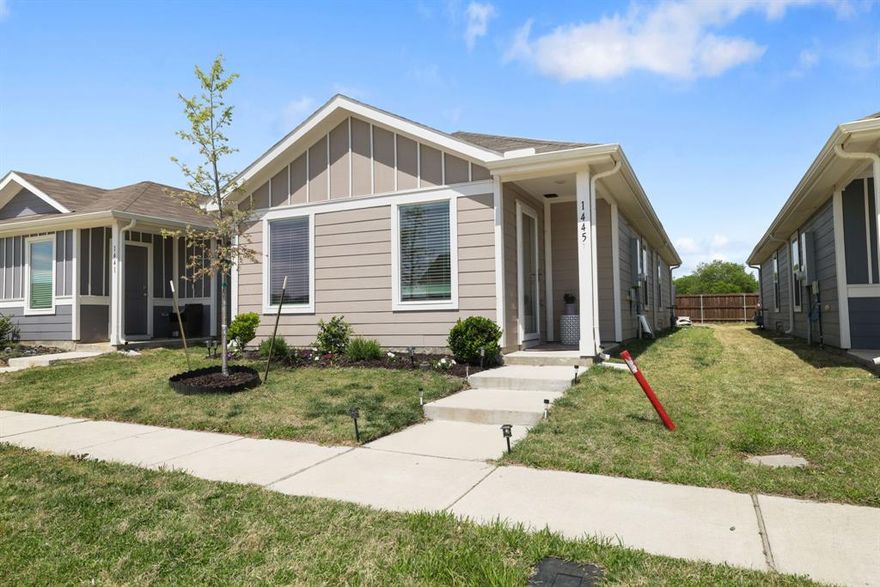 Set in a peaceful country setting, this well-maintained one-story home offers 3 bedrooms and 2 baths and has been cared for by its original owner since its completion in 2023. Located in a quiet neighborhood and just minutes from local schools, it combines comfort and convenience with modern style.  The open-concept layout creates an easy flow between the living, dining, and kitchen areas, filled with natural light for a bright, airy feel. Luxury vinyl plank flooring runs through the main living spaces for a durable, low-maintenance finish.  The kitchen features generous counter space, 52-inch shaker-style cabinets, and decorative lighting for a clean, modern look. With its functional design, this home offers comfortable living in a tranquil country setting close to dining and shopping.