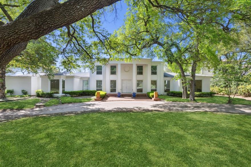 Welcome to one of Dallas' most exquisite luxury estate homes, nestled in the prestigious and coveted Preston Trail neighborhood. This fabulous property, located at 5912 Gladeside Court, offers both elegance and sophistication, embodying the epitome of luxury living. Originally built for a Mayor of Dallas, this residence features four spacious bedrooms, four luxurious full baths & two half baths, sprawling across 5,453 square feet of refined living space. Set on an expansive lot, the property promises privacy and tranquility on a serene cul-de-sac street. As you step through the grand entrance, you're welcomed by an ambiance of modern elegance. The home's design seamlessly blends indoor and outdoor living, offering one of the most gorgeous views of the prestigious Preston Trails and its private golf course. Relish the beauty of nature in your own private outdoor space, or enjoy the common outdoor areas designed for relaxation and entertainment. This is not just a home; it's a lifestyle—where modern luxury meets timeless elegance.