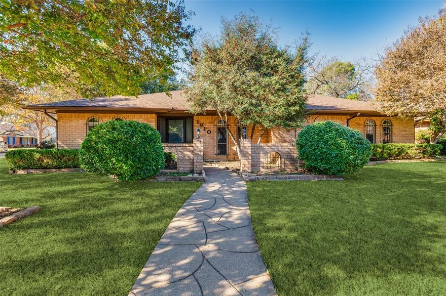 Move In Ready Home on a Large Corner Lot! This home is full of character and offers an attractive layout featuring; 4 bedrooms... 3 with ensuite baths, and tons of storage space throughout. Updates Include; Newly Painted Interior, Beautiful Updated Wood Floors, Updated Half Bath, Granite Counter tops with subway tile backsplash in Kitchen, New Kitchen Refrigerator, Updated Vinyl Windows throughout, New Gutters and a Newer roof installed in 2021. The backyard is the oasis you've been dreaming of with a spacious covered patio, large in ground pool with a deep end, and two sheds. Within walking distance to Hill Elementary and Bailey Jr High. Also near walking trails, parks, shopping and restaurants. Only 10 minutes from the heart of UTA and the Entertainment District.