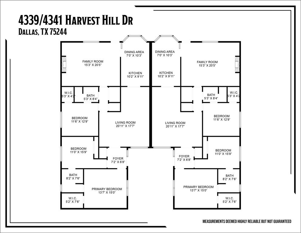 4339 and 4341 Harvest Hill Rd