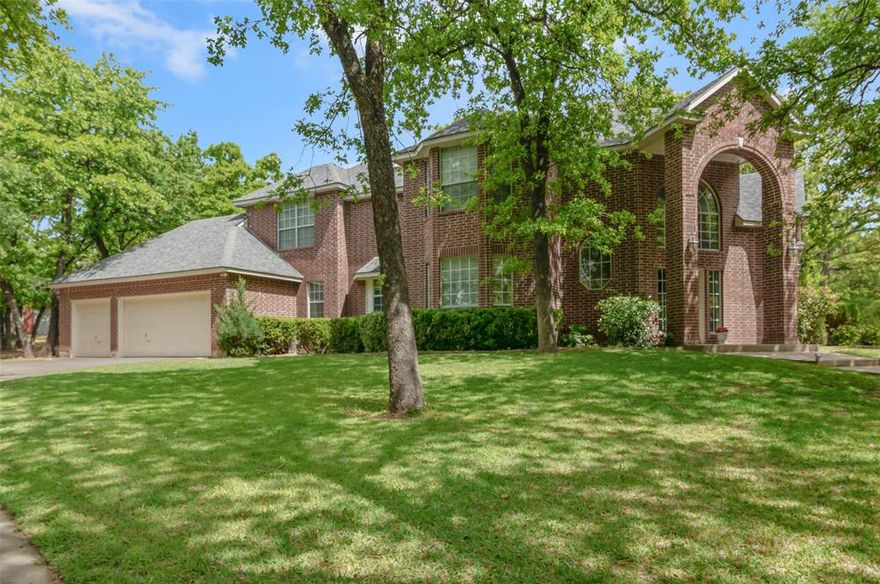 Nestled among mature trees on a beautifully landscaped, oversized 4 acre lot, this stunning brick home offers the perfect blend of privacy, elegance, and everyday comfort. From the moment you arrive, the winding drive and serene, park-like setting create a warm and inviting first impression.
Step inside to discover a light-filled interior highlighted by soaring ceilings, a dramatic arched entryway, and expansive windows that bring the outdoors in. The spacious layout is designed for both entertaining and daily living, featuring multiple living areas, generous room sizes, and timeless architectural details throughout. The main living space flows effortlessly into a well-appointed kitchen, ideal for gathering with family and friends. Large windows frame picturesque views of the surrounding trees, creating a peaceful retreat in every room. Outdoors, the property truly shines. Enjoy your own private oasis with a sprawling backyard, shaded by mature hardwoods—perfect for relaxing, hosting, or relaxing by the pool. A patio area offers space for outdoor dining, while the expansive grounds provide endless possibilities for recreation. Tackle projects in the 22X28 workshop.
Additional highlights include:Grand front entry with arched windows and abundant natural light, beautiful brick exterior with classic curb appeal, long private driveway with ample parking and quiet wooded setting offering privacy and tranquility.
This exceptional property combines the charm of a secluded retreat with the convenience of modern living. Whether you're enjoying a quiet morning under the trees or entertaining guests in style, this home delivers a lifestyle you’ll love.