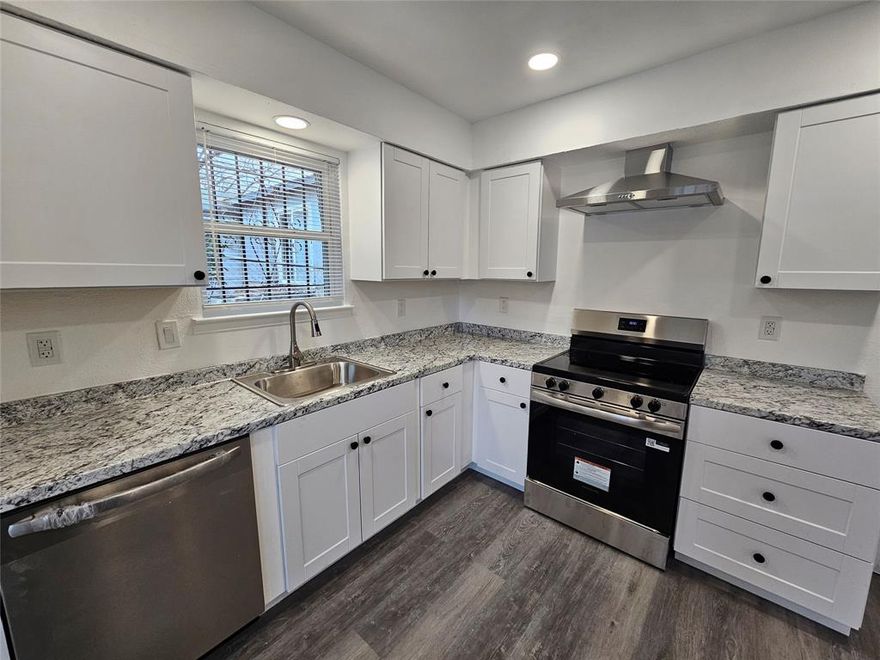 Newly refreshed home in the vibrant city of Dallas, TX. This property boasts three spacious bedrooms, each equipped with ceiling fans for your comfort. The home features a single bathroom, thoughtfully updated for modern living. The interior shines with fresh paint, new laminated flooring, and an all-electric setup for energy efficiency.

The kitchen is a chef's dream with new countertops, cabinets, and stainless steel appliances. A refrigerator water line connection is also included for your convenience. The home also offers washer and dryer connections, making laundry day a breeze. Outside, you'll find a single car garage and a new chain link fence, adding to the security and privacy of the property.

The location is a standout, with quick access to IH45 and IH30, and the cultural hub of Fair Park nearby. Experience the perfect blend of comfort, convenience, and modern living.