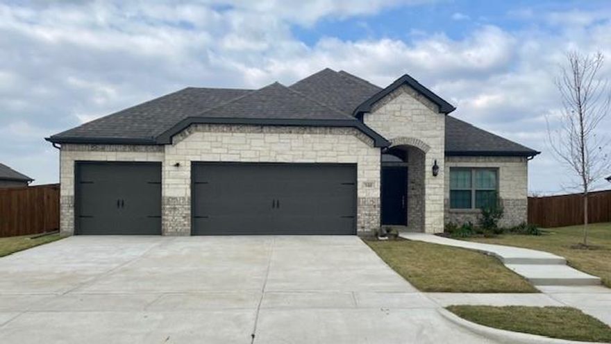 This Elegant, NEW construction home in the heart of Royse City for Lease will WOW you upon entrance, with the stunning ceramic tile floors, bright attention detailed open floor plan that allows your eyes to flow directly into the beautifully designed kitchen with granite counter tops and large pantry trimmed with stainless steel appliances and modern backsplash. Continue into the stunning dining and living area where you will be pleased to sit in front of an elegant fireplace to relax after a long day. Fall in love with the master suite equipped with a large, exquisite walk-in closet, stunning fixtures, separate shower, and soaking tub. The large, fenced backyard will surprise you with a thoughtful patio, overlooking an enchanting pond. The THREE car garage sets this home apart from the rest allowing ample storage space or entertainment.