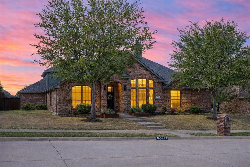 This beautifully designed 4-bedroom, 3-bath home with a 3-car garage lives like a one-story—with only the game room tucked upstairs for the perfect bonus, quiet retreat. It feeds into the highly coveted and #1 elementary school in the district, Nebbie Williams.

From the moment you step inside, the foyer makes a stunning first impression with a private office and formal dining room framing the entry—ideal for both everyday living and elegant entertaining. Updated lighting throughout adds a fresh, modern touch, while the open-concept layout creates a seamless flow between the kitchen and spacious family room.

The thoughtfully designed split-bedroom floorplan offers flexibility and privacy, featuring one secondary bedroom with a full bath tucked away—perfect for guests or multigenerational living—while the other two secondary bedrooms share a convenient Jack and Jill bath.

Step outside to an extended back patio made for evenings under the Texas sunset, overlooking a spacious backyard with endless possibilities—room for a pool, playground, or wide-open space to run and play. The electric driveway gate not only adds privacy but also extends usable yard space and creates a safe play area for kids. The upgraded board on board fence adds extra privacy to the backyard.

Located in a tight-knit community and zoned to highly rated schools, this home offers the perfect blend of comfort, functionality, and lifestyle.

Game night. Sunset dinners. Everyday living done right!
