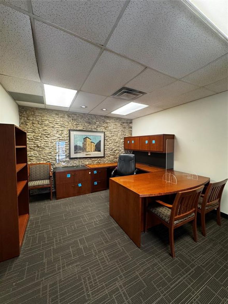 Now available: a spacious 1,800 sq ft office suite featuring dedicated private access, shared ADA-compliant common areas, and ample parking for staff and visitors.  One large dedicated office plus a storage room or additional private office. Room dividers optional, or can be removed. 
Located right on the Granbury parade route at a high-traffic Pearl Street intersection, this suite offers unmatched visibility and convenience in the heart of downtown. Perfect for professional services, customer-facing businesses, or anyone seeking a premium central location.
