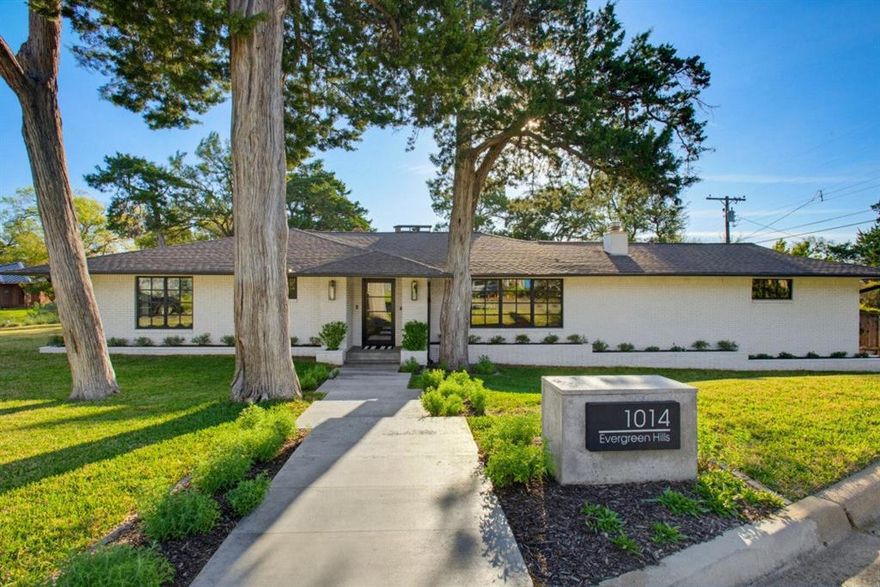 This beautifully updated ranch-style home in the heart of Kessler Woods blends modern comfort with timeless charm. Featuring 3 bedrooms and 2 baths, the home offers a thoughtful layout that includes dedicated dining, breakfast, living, and TV rooms, creating flexible spaces for both everyday living and entertaining. Two gas fireplaces add warmth and ambiance throughout. Step outside to a private backyard oasis anchored by a sparkling swimming pool, surrounded by multiple outdoor entertainment areas ideal for gatherings, relaxation, and year-round enjoyment. The low-maintenance perennial landscaping, paired with a full sprinkler system, keeps the grounds lush with minimal effort. The home is equipped with energy-efficient lighting, HVAC, appliances, and water heater. The HVAC system is less than two years old, and the attic has been fully sprayed with foam insulation, ensuring comfort and efficiency. The dishwasher, refrigerator, and gas range are all new, and the washer and dryer are included.
The primary suite offers a serene retreat with a spa tub and heated towel rail, adding a touch of luxury to everyday living. A 2-car garage completes this exceptional property, delivering convenience and storage. This Kessler Woods gem combines thoughtful upgrades, inviting indoor-outdoor living, and a location known for its natural beauty and architectural character.