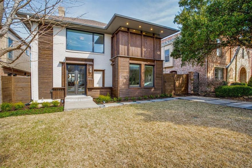 Nestled in the highly sought-after University Park, this single-family detached modern was completely transformed in 2017 including plumbing, electrical & more. Step inside, you'll be captivated by the high-end finishes & custom built-ins, beautiful hardwoods & an abundance of natural light. The chef's kitchen, with Thermador appliances, custom cabinets with thoughtful storage, a large center island & breakfast nook. This inviting space flows seamlessly into the dining & living rooms. The luxurious primary suite boasts custom built-ins, spa-bath complete with designer tile accents, walk-in shower, stand-alone soaking tub & designer closet. French doors lead from the living room to the outdoor entertaining areas with sparkling heated spa-dipping pool & expansive turfed yard. Guest quarters flank the garage with a murphy bed & en-suite bath accessible to the pool. The temperature-controlled 2-car garage can be utilized as a gym or rec room. Steps from top-rated schools & the best of UP.