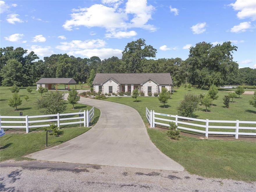 Peace, tranquility and all the amenities Lake Bob Sandlin offers. This beautiful country estate home is situated on 8.9 acres that offers plenty of room for expansion and entertainment. You will enjoy all mother nature has to offer from the views of every window in this sprawling floor plan that features high ceilings. Wide doorways and wheelchair accessible. The primary bedroom suite features a walk-in tub-shower and boast a tremendous sized walk-in closet. The gourmet kitchen opens to a spacious living area from all angles and has a fireplace. The massive sunroom and butler's pantry make this a family home for all occasions. Two deep wells service the home. Oversized 2 car garage is plumbed for an additional bath. Serene view from the bridge overlooking the pond. Walk right out your front door across the street to access the boat ramp. This property is located in one of the lakes first original subdivisions with a full marina about a mile up the road. Lake Bob Sandlin is approx. 2 hours from the Dallas Fort Worth area.