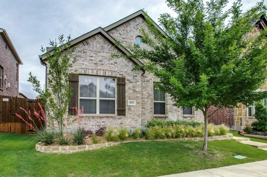 JUST LISTED! LUXURY & LOCATION! From the moment you turn into this beautiful subdivision you will see the pride in home ownership! Beautiful curb appeal, house after house & continues as you pull up to this stunning home. Once inside you are immediately greeted with a grand entry that features 6in baseboards, 12 foot ceilings, bullnosed corners, neutral paint & stunning engineered wood floors throughout the main living area. This popular floorplan is open with no wasted space, offering plenty of natural light and space! Step inside further & you enter the spacious living area with built in surround sound, a cozy fireplace & immediate view of the low maintenance, well maintained backyard that features an open patio & relaxing garden. The kitchen is a chef's dream, 42 in wood cabinets, generous amount of counter space, granite, & gas cooktop. Separate laundry room, mudroom and an oversized flex room upstairs with a half bath! Perfect for an office or game room. AN ABSOLUTE MUST SEE!