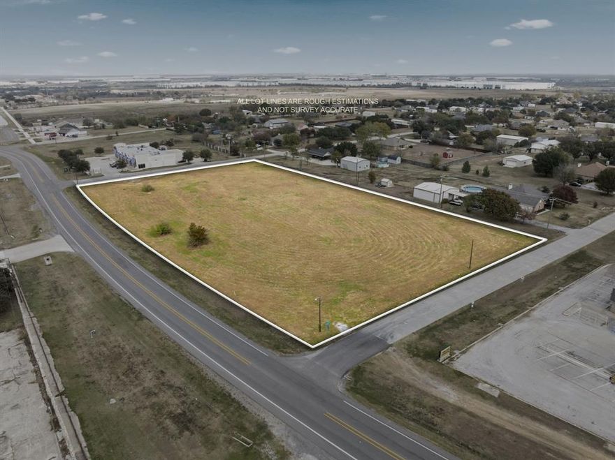 Excellent 3.275-acre commercial tract on S State Hwy 156 in Haslet. This level, platted lot is zoned General Commercial and offers flexible options for retail, office, or service-oriented development. With utilities available and frontage on a major Haslet thoroughfare that already features multiple commercial sites, this property is well-positioned for future growth. Bring your vision and take advantage of the expanding development along Hwy 156.