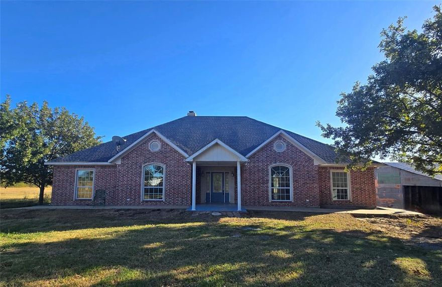 Great Start here for someone wanting to try there hand in the Ranch life . Beautiful Custom built Home sitting on 131 acres.  Home is in  need of a little TLC and someone to come in and make it there own.  lots of pasture land as well as trees . has a couple of ponds and a large barn as well as an additional house that is in need or a complete remodel or to be removed that is a 3 bedroom 1 bath 1254 SQFT that was built in 1962 and is currently occupied . also has free standing garage and sheds . all for 1 price .  Lots of potential in this one and just a short drive to the new Lake Ralph Hall .