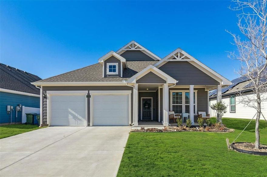 VERY OPEN FLOOR PLAN!! Don't miss the immaculate single-story home in the coveted community of Providence Village! Shows like new and is READY NOW! Three bedrooms, two full baths, open-concept kitchen-living-dining. Luxury vinyl plank flooring throughout all common areas. The kitchen features a large center island, stainless steel appliances, and upgraded light fixtures. The primary suite is spacious with a bathroom that has a shower and a separate garden tub and dual sinks. The expansive pantry and utility room are combined. Enjoy this beautiful, cape-cod style community in the city of Providence Village just around the corner from 380!

No smoking. Washer, dryer, and fridge may be negotiated.