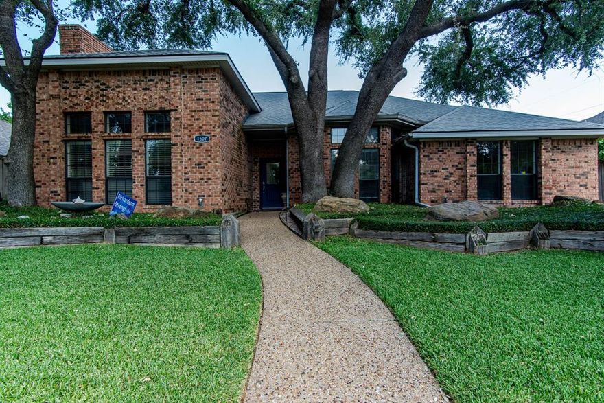 Charming custom-built one-story home in highly sought-after Richardson's Foxboro neighborhood with top-rated Plano ISD schools! This well-maintained home features high ceilings, floor-to-ceiling crown molding and granite countertops. Enjoy spacious living areas and quality craftsmanship throughout. Great backyard patio with garden area and freestyle pool maintained by owners perfect for family fun and entertaining. Conveniently located near City Line, Whole Foods, parks, and major highways. This home offers comfort, style, and an ideal family-friendly location!