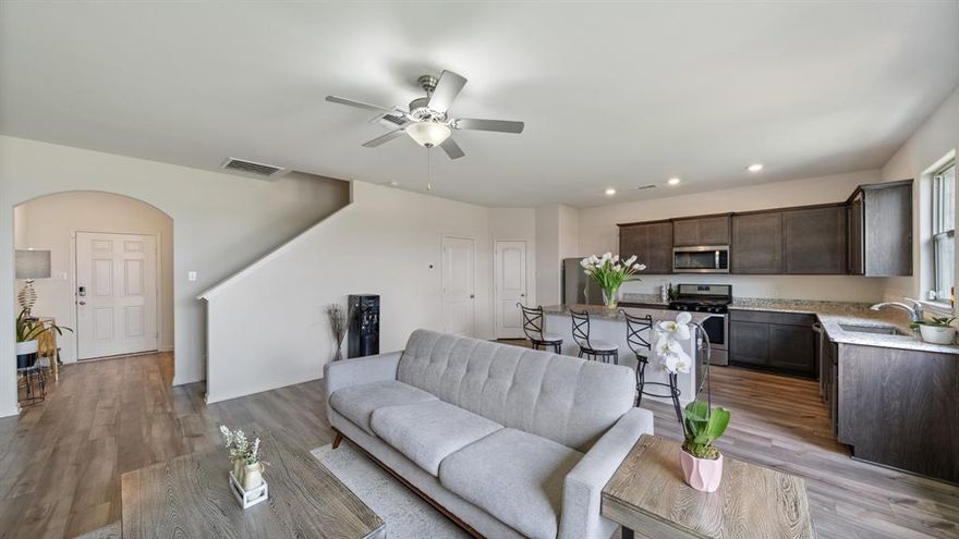 Now Offering Up to $10,000 in Buyer Concessions!
Welcome to Shaw Creek Ranch, where comfort, value, and convenience come together. With the seller offering up to $10,000 toward buyer closing costs or an interest rate buy-down with an acceptable offer, this is a great opportunity to reduce monthly payments or minimize cash to close.
Perfectly situated just 4 minutes from Downtown Ferris and 5 minutes from IH-45, this home offers small-town charm with an easy commute to Downtown Dallas in approximately 30 minutes. Step inside this beautiful two-story residence featuring a bright, open-concept layout filled with natural light. The gourmet kitchen is a chef’s dream, complete with granite countertops, designer wood cabinetry with crown molding, and a full suite of energy-efficient appliances—ready for your first home-cooked meal. This home offers three spacious bedrooms and two-and-a-half baths, along with thoughtful modern upgrades including a Wi-Fi–enabled garage door opener, programmable thermostat, and recently updated data cabling for enhanced internet connectivity—ideal for remote work or streaming. Outside, enjoy timeless brick construction, a professionally landscaped front yard, and a private, fully fenced backyard with an additional storage shed for added functionality. Bonus: The seller is including outdoor iron patio furniture, a smoker grill, washer, dryer, and refrigerator! The seller is highly motivated, and with up to $10,000 in buyer concessions available, this home stands out as one of the best values in the area. Ask how this incentive can help make your move more affordable. Schedule your private tour today, your next home awaits in the beautiful city of Ferris! All information deemed reliable but not guaranteed. Buyer and buyer’s agent to verify all information.