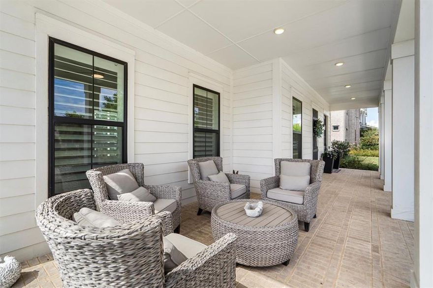 NEW PRICE — BEST VALUE IN PECAN SQUARE at $975,000 Experience Luxury living at 408 N Pecan Pkwy, East Facing and one of the largest and most stunning refined homes ever built in Pecan Square. From the moment you arrive, you’ll sense the difference a rare balance of sophistication, scale, and modern comfort that feels like stepping into a designer model home. Every detail was intentionally curated to draw you in and make you feel at home. The open concept floor plan flows effortlessly with soaring ceilings, expansive living areas, and walls of glass that invite natural light to fill the space. A disappearing glass door slides flush into the wall, perfectly blending indoor and outdoor living, imagine entertaining effortlessly as the Texas breeze flows through your home. The chef’s kitchen is a masterpiece of form and function, featuring custom cabinetry, quartz countertops, high end appliances, and designer lighting. Every corner whispers quality, from the premium flooring and thoughtful textures to the elegant finishes that elevate every room. Retreat to your spa inspired primary suite, complete with a luxurious soaking tub, extra large walk in shower with dual shower heads . Multiple living areas, an executive office plus a secondary pocket office, and oversized bedrooms offer space for everyone and every need. Positioned Located in a premium corner lot in the heart of prestigous Pecan Square, this home connects you to one of Northlake’s most desirable master planned communities, filled with resort style amenities, pools, fitness centers, trails, parks, and a strong sense of community. If you’ve been searching for a residence that captures the essence of luxury, livability, and light, this is your moment. Come experience 408 N Pecan Pkwy  a home where elegance meets everyday life.