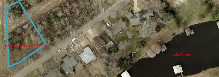 Lake Athens is the perfect place to call home or build your ideal weekend getaway. Situated in a quiet and private area of the lake, this lot offers the ideal setting for relaxation, recreation, and creating unforgettable memories with family and friends.

Come explore the possibilities and start envisioning the home you can create here at Lake Athens.
Two additional adjacent lots are also available for purchase—see MLS #21114214, MLS #21114289 for more details.

All information is deemed reliable but should be independently verified by the buyer and buyer’s agent.