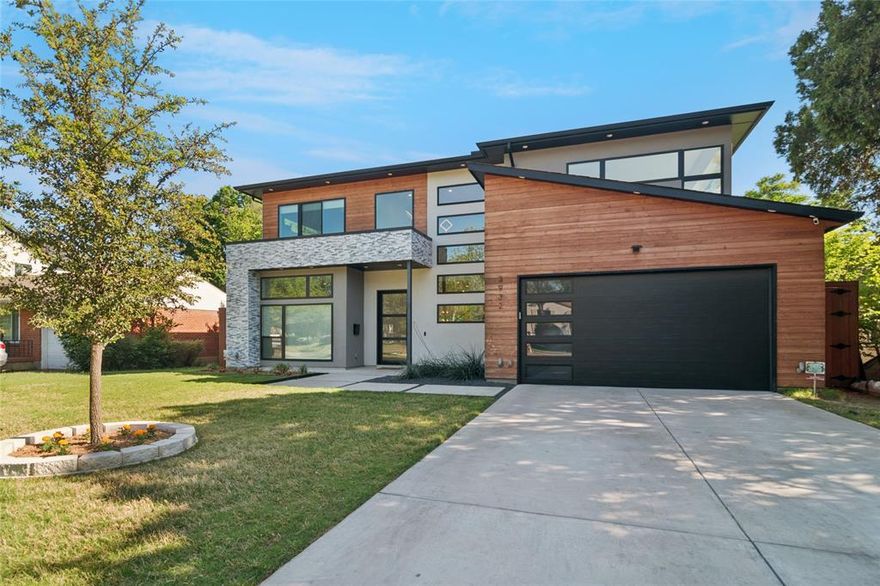 Stunning transitional modern home built in 2022 by Avant Homes, located in the highly desirable Midway Hollow area within much sought after Glenridge Estates. This custom residence offers 4 bedrooms, 4.5. bathrooms, and an exceptional open concept floor plan designed for both everyday living and effortless entertaining. The spacious primary suite is conveniently located on the first floor, along with a private study. The heart of the home showcases a beautifully designed kitchen featuring premium Bertazzoni appliances, dual dishwashers,  and a spacious butler's pantry,  perfect for seamless hosting and everyday functionality. Upstairs includes three bedrooms,  a versatile bonus room that can easily serve as a fifth bedroom, and. a newly added 440 square foot playroom, gym, or additional living area.Thoughtfully designed with modern living in mind, the home also features  a Control4 smart home system, a two car garage pre wired for EV charging, and beautifully curated living spaces throughout. This is the home that delivers, style, function and undeniable distinction.