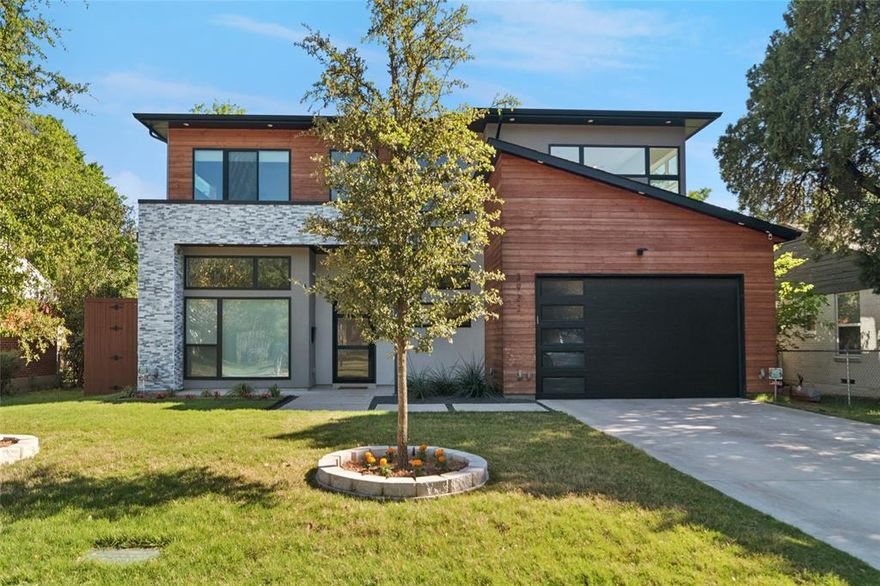 Stunning transitional modern home built in 2022 by Avant Homes, located in the highly desirable Midway Hollow area within much sought after Glenridge Estates. This custom residence offers 4 bedrooms, 4.5. bathrooms, and an exceptional open concept floor plan designed for both everyday living and effortless entertaining. The spacious primary suite is conveniently located on the first floor, along with a private study. The heart of the home showcases a beautifully designed kitchen featuring premium Bertazzoni appliances, dual dishwashers,  and a spacious butler's pantry,  perfect for seamless hosting and everyday functionality. Upstairs includes three bedrooms,  a versatile bonus room that can easily serve as a fifth bedroom, and. a newly added 440 square foot playroom, gym, or additional living area.Thoughtfully designed with modern living in mind, the home also features smart home capabilities, a two car garage, and beautifully curated living spaces throughout. This is the home that delivers, style, function and undeniable distinction.