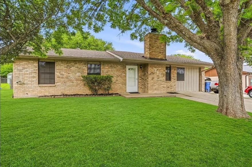 Charming, well-maintained home ideally located just one mile from the iconic Historic Granbury Square, offering easy access to boutique shopping, dining, entertainment, and year-round events. This move-in ready property blends comfort, functionality, and prime location—making it perfect for homeowners, investors, or those seeking a second home near the heart of Granbury. Step inside to a spacious living area featuring a cozy wood-burning fireplace. The open-concept layout flows seamlessly into the kitchen and dining area, complete with stainless steel appliances and ample space for gathering. A generously sized walk-in laundry room provides exceptional storage. Outside, enjoy a private backyard retreat with a covered porch perfect for entertaining, large storage building, and large mature trees that provide abundant shade during warm Texas summers. Major updates include a new HVAC system (2018), water heater (2021), roof ( March 2026) offering peace of mind for years to come. Whether you're looking for a primary residence, investment opportunity, or weekend getaway, this home delivers location, charm, and value in one of Granbury’s most desirable areas. Schedule your private showing today!