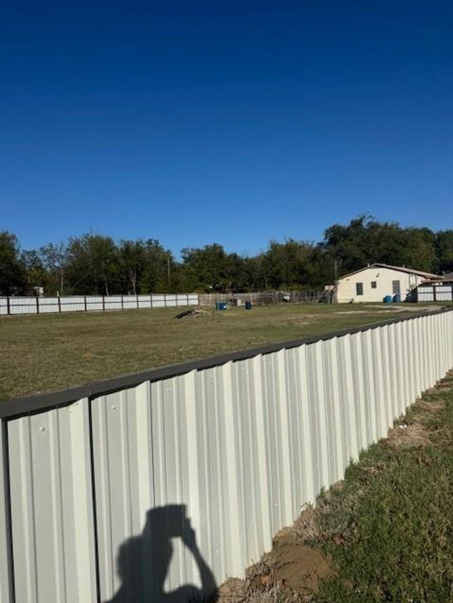 Very nice surveyed lots for residential purposes 3 lots on the corner nice fencing around the lots.