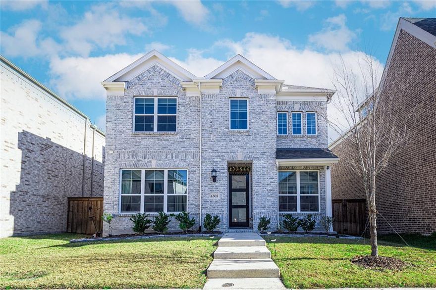 Located in the sought-after Lake Forest community, this thoughtfully upgraded home offers a high-ceiling, open floor plan designed for modern living. Light-filled living spaces are enhanced by premium engineered wood flooring, modern lighting, and architectural volume that creates an airy, welcoming feel. The upgraded kitchen features Level 6 stone countertops, built-in appliances, Shaker-style cabinetry, and designer finishes, flowing seamlessly into the main living area. Structural enhancements include an added fourth bedroom and multiple full bathrooms, providing flexibility for guests, home office, or multigenerational living. Upstairs, a spacious game room and flexible living areas extend the home’s versatility. Ideally positioned near Sam Rayburn Tollway, with convenient access to Costco, Walmart, Adriatica Village, and everyday retail, this home balances refined design with exceptional location convenience.