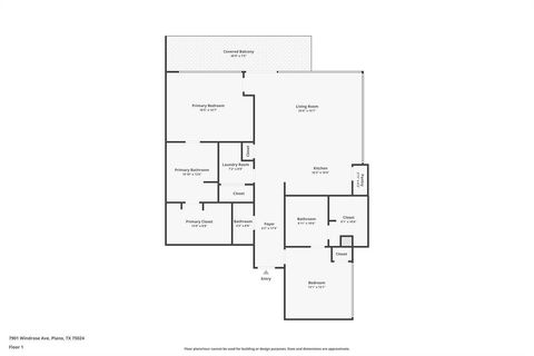 Tiny photo for 7901 Windrose Avenue #1203, Plano, TX 75024 (MLS # 21171700)