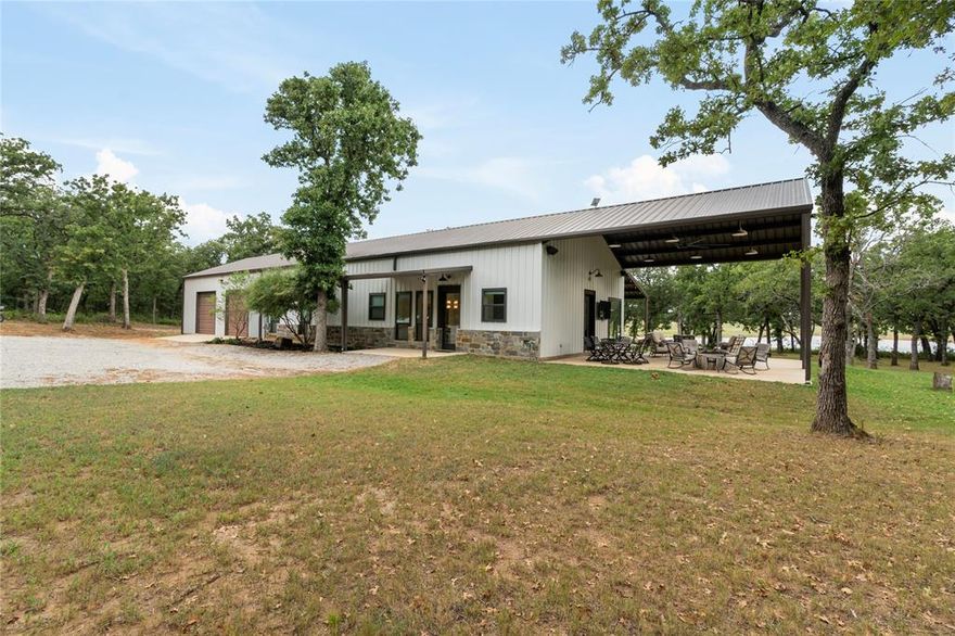 Welcome to the Southard Family Ranch, a rare 271 acre jewel tucked away in the rolling hills of North Texas. Perfectly positioned in the far northeastern corner of Jack County, this exceptional ranch sits almost midway between Jacksboro and Bowie, offering the ideal blend of seclusion and convenience. With excellent frontage along FM 1125, you’ll enjoy easy access to Bowie, Jacksboro, Decatur, and the greater DFW metroplex—while still savoring the peace and privacy of ranch life. This versatile property is well-suited for both recreation and ranching. Fertile pastures provide excellent grazing for cattle, while rugged, timbered terrain creates a thriving wildlife habitat for hunting and exploring. A beautifully appointed 3,000 square foot barndomenium overlooks a new 4 acre lake, stocked with fish and teaming with wildlife. Engineered slab with spray foam insulation and modern efficiency throughout. Spacious 30x60 living area with propane fireplace and separate 30x40 insulated garage or shop featuring 4 overhead doors and dedicated HVAC. Outdoors, enjoy a scenic 4-acre stocked lake, 3 additional ponds, a historic rock fence and hand-dug well. Private water well with 2000-gallon storage tank. Located in Bowie ISD, with rolling elevations from 1200’ to 1110’.  Excellent wildlife habitat as well as native grass for grazing. 70% grass and 30% wooded with beautiful rock outcropping on the hill top.  A brand new set of cattle pens makes it easy to work cattle.  A rare blend of comfort, recreation, and history. Located in the far North East corner of Jack County, a g=half mile west of Montague County line and south of the Clay County line. It is a short 14 miles to the historic town of Bowie for groceries, gear, and gas. A one and a half hour drive will put you at the gates of DFW Airport, and only 6 miles from Lake Amon G. Carter and 15 miles to Lake Bridgeport.