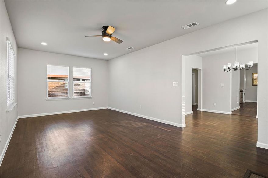 This charming 2 bedroom, 1 bathroom house has been updated with modern amenities and stylish finishes that make it both comfortable and inviting.As soon as you step inside, you'll notice the gleaming hardwood floors that run throughout the home. A sleek electric fireplace adds warmth and ambiance to the space, perfect for cozy nights in. Featuring stunning granite countertops and all new stainless steel appliances, including a gas range. You'll love cooking and entertaining in this well-appointed space, which also includes ample cabinet and storage space. The bedrooms are both generously sized and offer plenty of closet space, with large windows that let in plenty of natural light. The bathroom is beautifully tiled and features a walk in shower, as well as a modern vanity with plenty of storage space. Other features of this lovely home include central heat and air, in-unit laundry facilities, and a shed for additional storage. Step outside onto the nice patio.