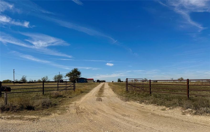This is an ideal ~80-acre starter ranch or a great site to build your new home and still have space for your prized heifers. With both FM 218 and County Road 604 road frontage, access will be the least of your concern. A recently renovated 600 sqft cabin-bunk house can keep the rain off your head during construction of your new home, or used as a multigenerational cabin for the ones that first taught you about livestock. Centrally located stock tank provides plenty of water for livestock. ~20 ac of farmland, previously yielded 72 sudan round bales. Perimeter fence replaced in 2021 horse high, pig tight and bull strong with 6 strands of barbed wire. A short 10 minute drive back into Hamilton for supplies; or 2 hrs to DFW or Austin for friends or family to come visit.