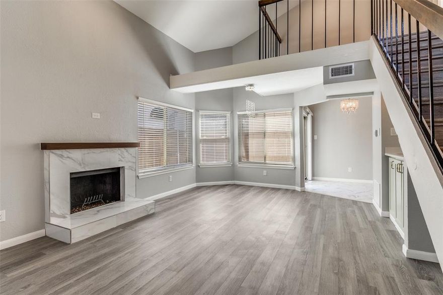 Discover your updated North Dallas sanctuary, a spacious 3 bedroom condo with two primary suites, modern finishes, and an unbeatable location near the Galleria Mall. This beautifully updated home blends comfort, technology, and convenience in one of Dallas’ most connected neighborhoods.
Enjoy a bright open floor plan with vaulted ceilings, a cozy fireplace, and a wet bar perfect for entertaining. The kitchen offers granite style countertops, stainless appliances, and abundant cabinetry for easy everyday living. Smart home features include energy efficient windows, keyless entry, and Wi-Fi lighting compatible with Alexa and Google Assistant.
Upstairs, your private primary suite opens to a secluded balcony, while a fenced back patio off the kitchen is perfect for outdoor dining and pets. Covered assigned parking and a community pool complete the lifestyle.
Everything you love is within blocks including Pickleball Kingdom, Al Biernat's North Restaurant, Carmine Pizzeria, Thai and Sushi dining, Nordstrom Rack, World Market, CVS Pharmacy, and Dick’s Sporting Goods. The Galleria Dallas, Prestonwood Town Center, Village on the Parkway, and Addison Walk are minutes away offering the city’s best shopping, dining, and entertainment.
Commuting is effortless with easy access to 635, Dallas North Tollway, and US 75. Enjoy green escapes at Wagging Tail Dog Park and Keller Springs Park.
This home delivers the perfect balance of low maintenance living, modern updates, and prime North Dallas convenience, ideal for those seeking the best of city life with comfort and style.