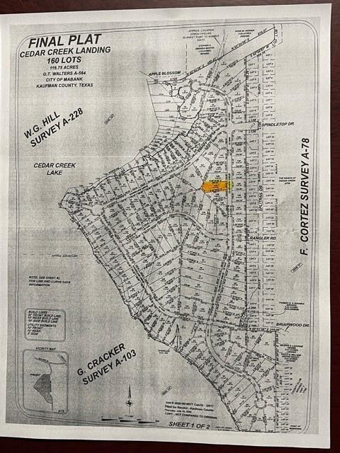 Cedar Creek Landing - Land