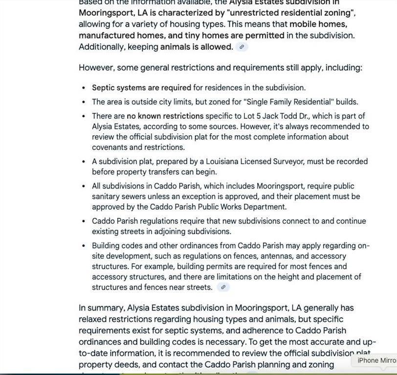 Alysia Estates - Land