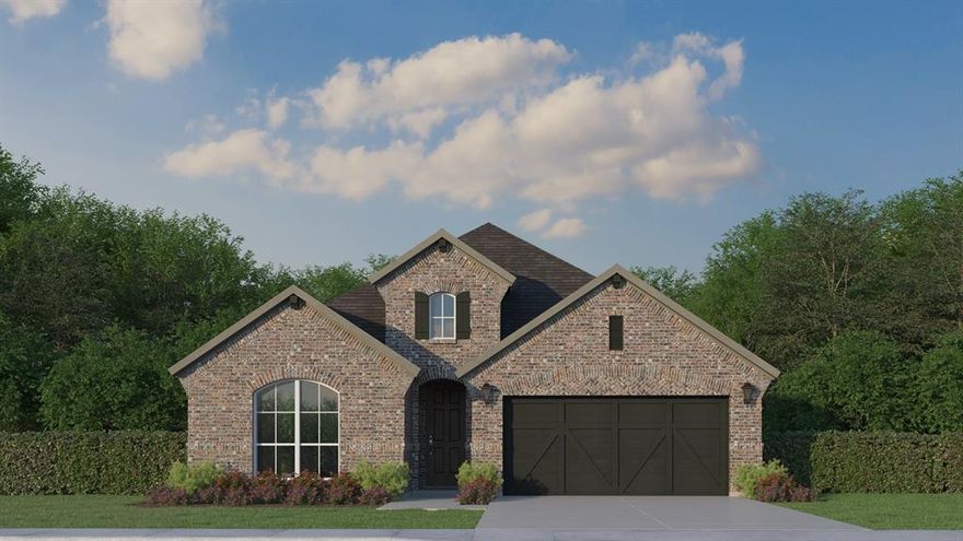 Welcome to this stunning one-story brick home, designed for both comfort and elegance. With four spacious bedrooms and three full bathrooms, there's ample room for the entire family. The open living area includes a dining area adjacent to the stylish kitchen. A dedicated study provides an ideal space for working from home. Beyond the home, the community offers two pools and a walking track, adding to the desirability of this location. Available March 2026.