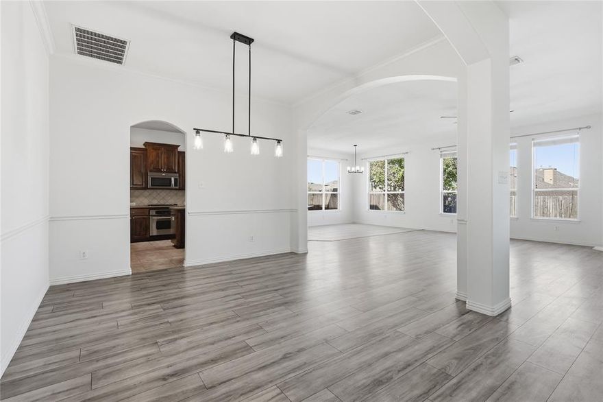 This fully renovated, move-in-ready home sits in the highly rated Keller ISD within a desirable neighborhood featuring great HOA amenities. Renovated by top-rated 323 Construction, the home offers a bright, open floorplan with tall ceilings, spacious rooms, walk-in closets in every bedroom, a media room and walk-in attic. Updates include new flooring, full interior and exterior paint, upgraded fixtures and hardware, refreshed kitchen and bathrooms (including a semi-frameless master shower and a fully renovated upstairs bath), and renewed landscaping. Major systems add peace of mind, including a roof replaced 5–7 years ago, a 2018 water heater, and no history of foundation issues. This home delivers quality, comfort, and confidence in a sought-after community.