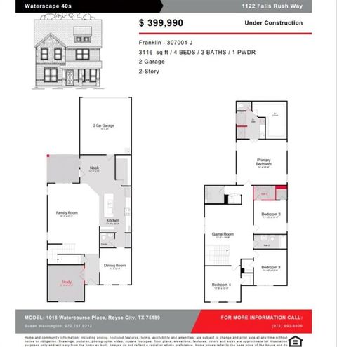 Property photo of 1122 Falls Rush Way, Royse City, TX 75189