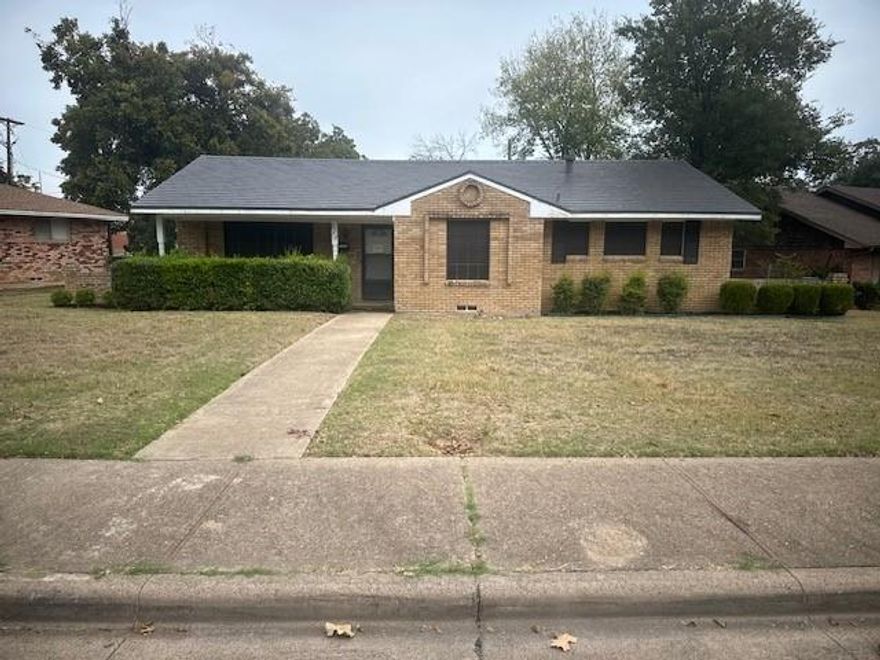 Welcome to 7152 Indian Ridge Trail, a single-story ranch-style home offering 3 bedrooms and 2 full bathrooms, 3 living areas and 2 dining areas.  The  eat in kitchen has built-ins for extra storage.   The garage has been converted.  The kitchen is plumbed for a gas cooktop. The home also features a full-size laundry room with extra shelving.  The home has a gas fireplace in the family room.  There is a storage shed in the backyard and an open patio area.