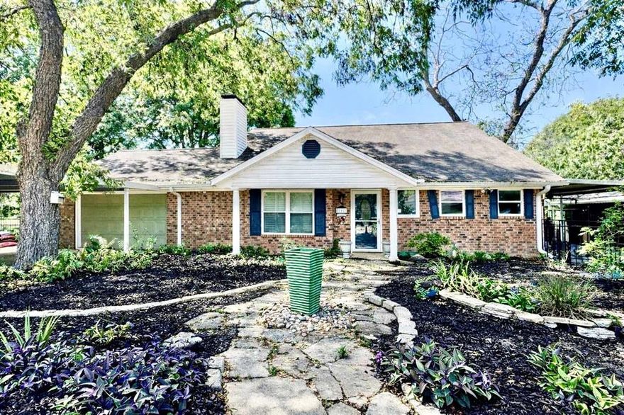 Welcome to this charming, tree-shaded retreat in the heart of Corsicana, where comfort, character, and outdoor living come together beautifully.  Nestled beneath mature trees on a spacious oversized lot, this inviting 2,100 square foot home offers a warm and welcoming layout.  This lovely home has been recently updated throughout with new paint, tile flooring, and stylish finishes.  There are 3 bedrooms, 2 full bathrooms, garage, a spacious living room with vaulted ceilings, a stunning brick wood-burning fireplace, a functional kitchen with abundant cabinet space and tile countertops, a sunroom looking out to the backyard and in-ground swimming pool for morning coffee and relaxation,  a huge backyard shaded with mature trees and established landscaping offering plenty of space for gardening, play, and entertaining, a potting room plus a large storage-workshop for hobbies and projects, covered carport, hot tub, sauna, covered patio, and much more!  Don't miss your opportunity to own this beautiful home with room to grow and relax.  Schedule a showing today!