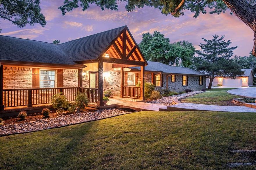 Incredible and unique opportunity to own an immaculate home on 14+ acres in Lovejoy ISD! This single story home features hardwood floors, solid core doors, walls of Pella windows, whole house hot water recircluating system, iWave air purifiers, a huge kitchen, split bedrooms and a view that is hard to come by!  Originally built in 1970, the current owners completely remodeled it in 2011 including but not limited to: rewiring, roof, plumbing, all new appliances, lighting and plumbing fixtures. A few years later in 2015, they added the 1900 square foot workshop that includes a 2 car garage, a wood shop with ac, a flex space that they used as a fitness room with ac and a space for the tractor and other equipment with access via a garage door to the backyard.  Horses are welcome on this property and not far from the round pen, the barn has 4 stalls, a tack room and a wash area.