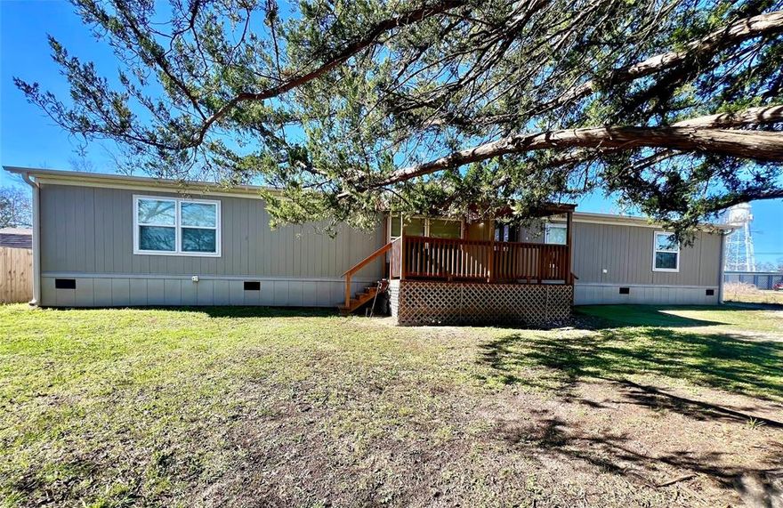 MOTIVATED SELLER! Move-In-Ready with fresh paint, new carpet & appliances, includes refrigerator, washer & dryer! In the Heart of Lone Oak, this 2020 home offers plenty of space for a large family, featuring 5 oversized bedrooms, each with its own walk-in closet, and 3 full baths across nearly 2,000 sq. ft. of living space. Located in the highly sought-after Lone Oak ISD, this property sits on a 0.28-acre lot within the Original Town of Lone Oak. Enjoy a large kitchen with an island, a welcoming covered front porch, and a 10X30 back porch perfect for relaxing or entertaining. Additional features include: Custom metal front & back doors installed, Refrigerator in kitchen, complete Gutter system, Completely fenced backyard with partial privacy fencing. Drive-through metal gate for easy backyard access & plenty of space for your boat or RV. Additional storage: 10X20 shed with metal roof & a metal storage container. This is a wonderful opportunity to own a spacious, well-maintained home in a desired small-town setting. INFO PROVIDED DEEMED RELIABLE BUT NOT GUARANTEED