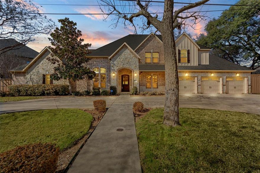 Welcome to a rare Midway Hollow gem where timeless craftsmanship meets quiet luxury. This 4-bedroom home with Office, Media Room & Loft, 3.5 baths, and a 3-car garage sits on a beautifully treed .23-acre lot with a U-shaped driveway and a private heated swimming pool & spa. Built Texas Green for efficiency with brick, stone, and wood, this Traditional-style home has been meticulously maintained, newly refreshed, and is move-in ready.

Inside, enjoy open-beamed 10-foot ceilings, rich hardwood floors, a neutral color palette, and an open-concept layout filled with natural light from large windows showcasing peaceful, tree-lined views. The chef’s island kitchen overlooks the pool, patio, and grassy fenced backyard—perfect for everyday living and entertaining. The serene primary suite features a spa-like bath with dual claw-foot vanities, offering a true retreat.
A cherished one-owner home, thoughtfully built by a home builder for his own family, this property blends warmth, quality, and function. Ideally located minutes from Central Market, Walnut Hill Recreation Center, Love Field, and Walnut Hill Leadership Academy (K–8), it offers a lifestyle of refined comfort in one of Dallas’s most friendly, family-oriented neighborhoods.

Quiet elegance. Prime location. A rare opportunity in highly sought-after Midway Hollow.