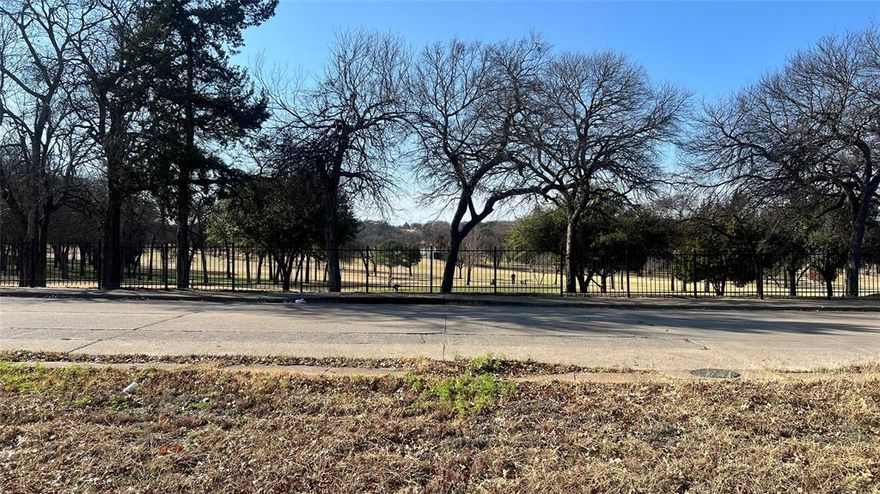 This beautiful oversized lot is the perfect location for your dream home. The front over looks Cedar Crest Golf Course, and the back over looks a wooded drop off, with beautiful Nature views, and Dallas views.