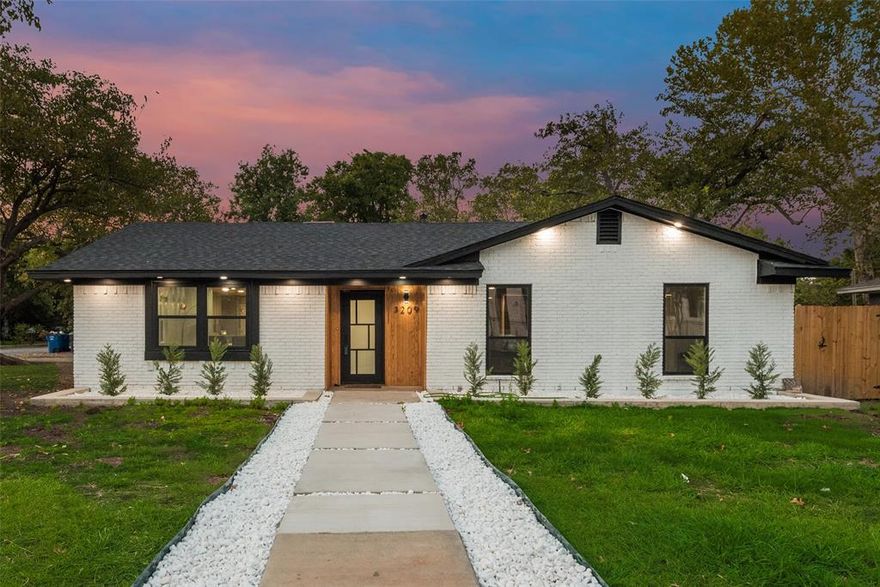 Step into luxury with this beautifully remodeled home, designed for modern living and effortless style. Situated on a desirable corner lot, this home makes a striking first impression with its fresh white exterior, brand-new roof, and sleek new windows that flood the space with natural light. Inside, the open-concept layout creates a seamless flow, perfect for both daily life and entertaining. The brand-new gourmet kitchen is a showstopper, featuring custom cabinetry, high-end appliances, and stylish finishes that make every meal an experience. Retreat to the spa-inspired bathrooms, where modern fixtures, chic tilework, and contemporary design create a serene, luxurious atmosphere. Every detail has been thoughtfully curated to elevate your living experience. Beyond the beauty of the home itself, the location is unbeatable. Nestled in one of Dallas' most sought-after neighborhoods, you're just minutes from premier shopping, vibrant dining destinations, and a variety of local attractions. With quick access to major highways, commuting is effortless—bringing convenience without compromising on style. Move-in ready and waiting for you. Don't miss this opportunity to own a showstopping home in a prime Dallas location. Schedule your private tour today.